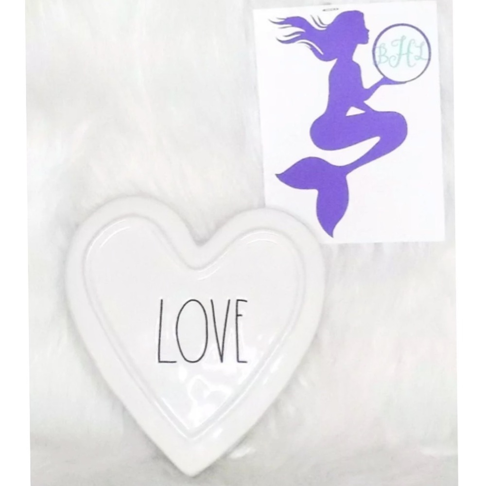 Rae Dunn Love Heart Trinket Jewelry Box